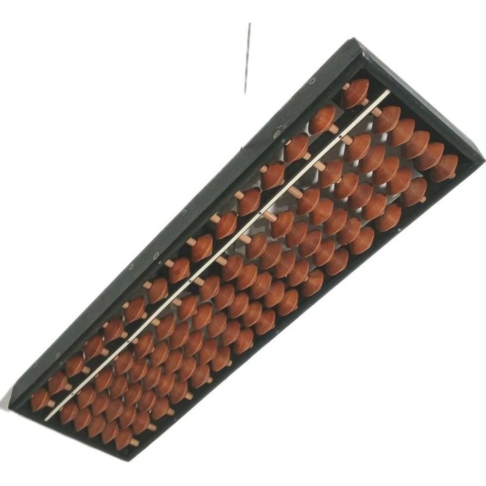Vintage JAPANESE ABACUS Wood / 1x5 Beads 15 Rows No Package